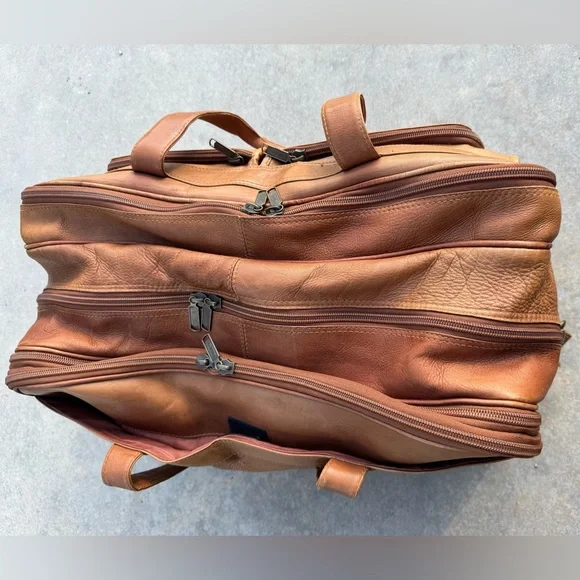 PIEL Complete CARRY-ALL Saddle Leather Bag